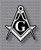Stonemason Square and Compass Mason Masonic Freemason G Decal Sticker _2 Pack 2 inch _