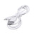 K_MAINS 5ft White Micro USB Charging Cable PC Laptop Charger Power Cord for Motorola MBP85 MBP85CONNECT Wi_Fi Baby Monitor Camera