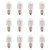Pack of 12_15 Watts Tubular Bulbs for Himalayan Salt Lamps Light Bulbs 2.15 inch  _ fits E12 Socket Candelabra Base Night Light Night lamp Bulbs