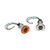 K and S Technologies Marker Lights Flat Oval Mini Rainbow