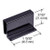 C.R. LAURENCE GDH60BL CRL Black Strike Plate With Finger Grip