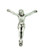 Silver Tone Jesus Christ Corpus and INRI Part for Rosary Cross Crucifix_ 1 5 8 Inch