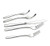 Ggbin Stainless Steel Flatware, 30-Piece Silverware Set, Service for 6