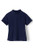Lands' End G Solid Mock Neck Rashguard Deep Sea Navy Big Kid Small