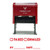 FAXED EMAILED by Date Self Inking Rubber Stamp _Red Ink_ _ Large