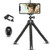 Phone Tripod_Portable and Extendable Camera Tripod Stand with Wireless Remote 360 Rotating Adjustable Flexible Cell Phone Tripod Compatible with iPhone Android