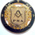 Delux 3.5.7 Masonic Master Mason Cut Out Prince Hall Affiliated Car Emblem Auto Decal