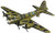 InAir Diecast 4.5  B_17 Flying Fortress Green
