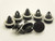 Audi A3 8P A4 B6 B7 Door Card Clips Pack of 8 New Genuine