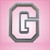 Varsity Letter G Cookie Cutter 3 inch _plastic_