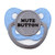 Blue Pacifier Mute Button Patch Baby Embroidered Iron on