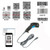 NYEAR Handheld wireless and Wired two in one USB Barcode Scanner, 1D and 2D Handheld Inventory Laser Bar Code Reader with Automatic Continuous Scan for Computer windows with USB Cable with 1D and 2D