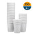 NYHI 200-Pack 6oz White Paper Disposable Cups - Hot/Cold Beverage Drinking Cup for Water, Juice, Coffee or Tea - Ideal for Water Coolers, Party, or Coffee On the Go'