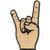 H Town Hand Patch Houston Texas Iron On Embroidered