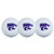 Team Effort Kansas State Wildcats Golf Ball 3 Pack_ Kansas StateWildcats