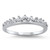 CloseoutWarehouse Cubic Zirconia Journey Tiara Ring Sterling Silver Size 7