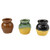 LOadSEcr Dollhouse_ Miniature Dollhouse Accessories_ Mini Things_ 2 3Pcs Mini Ceramic Porcelain Vases Flower Pots for 1 12 Dollhouse B
