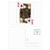 Diamond K Playing Cards Pattern Postcard Set Birthday Mailing Thanks Greeting Card
