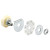 CRL 7 8 inch  Flat Edge Nylon B.B.Roller for American Shower Doors _ Package