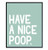 Funny Bathroom Wall Art Print _ Makes a Great Affordable Gift and Humorous Home Decor _ 8x10 Typography Photo _ Unframed _ Have a Nice Poop