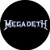 C and D Visionary Megadeth Silver Logo 1 Button_ 6_Piece_ _B_1598_