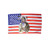 USA Native American Flag Standing Indian United States of America Patriotic USA Native American Flag Standing Indian United States of America Patriotic