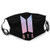 K_Pop Bt_S Mouth Bandana for Dust Protection Anti Face Bandana Washable Earloop Bandana Black