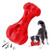 G.C Squeaky Dog Toys Almost Indestructible Dog Chew Bones Large Breed Tough Rubber Puppy Teething Chew Toys for Aggressive Chewers