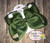 Solid Jumbo Moss Green Boutique Hair Bow 6 inch  MADE IN USA