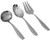Gorham Tulip Frosted Stainless Flatware 3-Piece Hostess Set