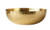 Creative Co-Op Metal Bowl with Brass Finish, Gold