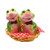 Frogs in Basket Animal Ceramic Salt and Pepper Shakers Set by E.H.G