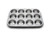 Fox Run 4868 Muffin Pan, 12 Cup, Stainless Steel