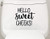 Hello Sweet Cheeks Vinyl Decal_ Bathroom sign_ Funny bathroom Decor