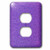 3dRose lsp_223400_6"Image Of Purple Glitter Color" 2 Plug Outlet Cover