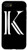 iPhone SE _2020_   7   8 Initial K Phone Case Black Varsity Style Monogram Letter K Case