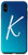 iPhone XS Max Blue Gradient Initial K Phone Case Cool Ombre Blue Letter K Case