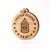 Sunset Design Lab E_8 First Sergeant US Army Rank 1SG OR_8 Wood Laser Cut Keychain Charm Ornament