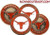 _4_ Texas Longhorns Golf Ball Markers
