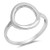 CloseoutWarehouse Sterling Silver Open Circle Plain Ring Size 7