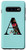 Galaxy S10 Floral Black Letter B on Turquoise Name Initial B Case