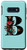 Galaxy S10e Floral Monogram on Turquoise Name Letter Initial B Case