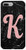 iPhone 7 Plus 8 Plus Rose pink Monogram K Initial Capital Letter K Gifts Phone Case