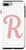 iPhone 7 Plus 8 Plus Rose Pink Monogram R Initial Capital Letter R Gifts Phone Case