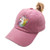 Waldeal Girls' Printing Cute Unicorn Ponytail Dad Hats Kids Adjustable Vintage Messy High Buns Baseball Cap Pink