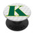 Golf Ball Pattern with Monogram Letter K PopSockets PopGrip  Swappable Grip for Phones  and  Tablets