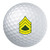 USAMM Army E_7 Sergeant First Class Rank White Golf Ball Gift Set of 3