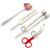 G.S 4 PIECE MEDICAL KIT _ DIAGNOSTIC EMT NURSING EMS STUDENT PARAMEDIC