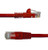 NTW 100' Cat6 Snagless Unshielded (UTP) RJ45 Ethernet Network Patch Cable - Red - 345-U6-100RD
