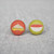 Grilled Cheese and Tomato Soup Fabric Button Earrings